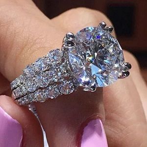 💯 NEW HALO 925 STERLING SILVER DIAMOND RING